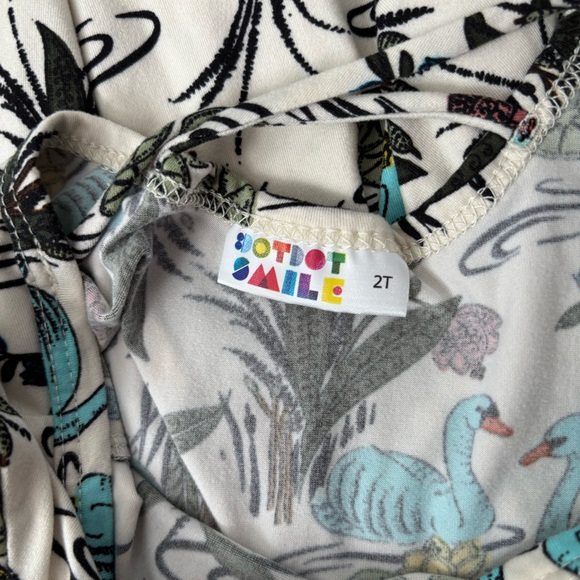 DotDotSmile -  Toddler Girl's Dress - Blue Swan Ballerina Dress in 2T - Picture 8 of 8